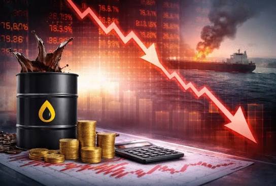 🛢️ CRUDE OIL — SHARP SELL-OFF